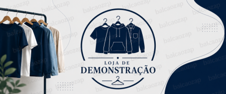 Capa Vestuário - Demonstração By BalcãoZap